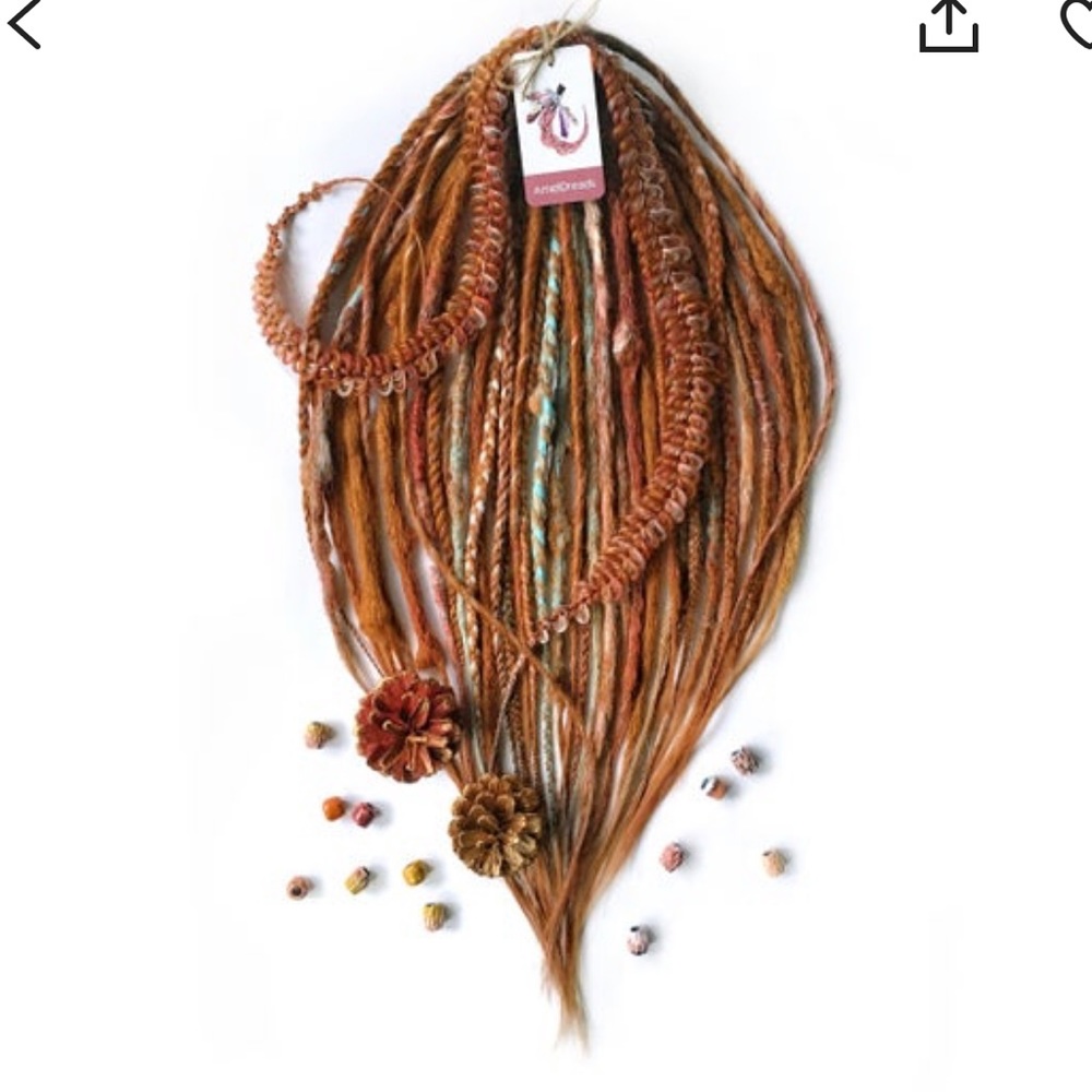 Synthetic handmade dreadlocks - never installed!